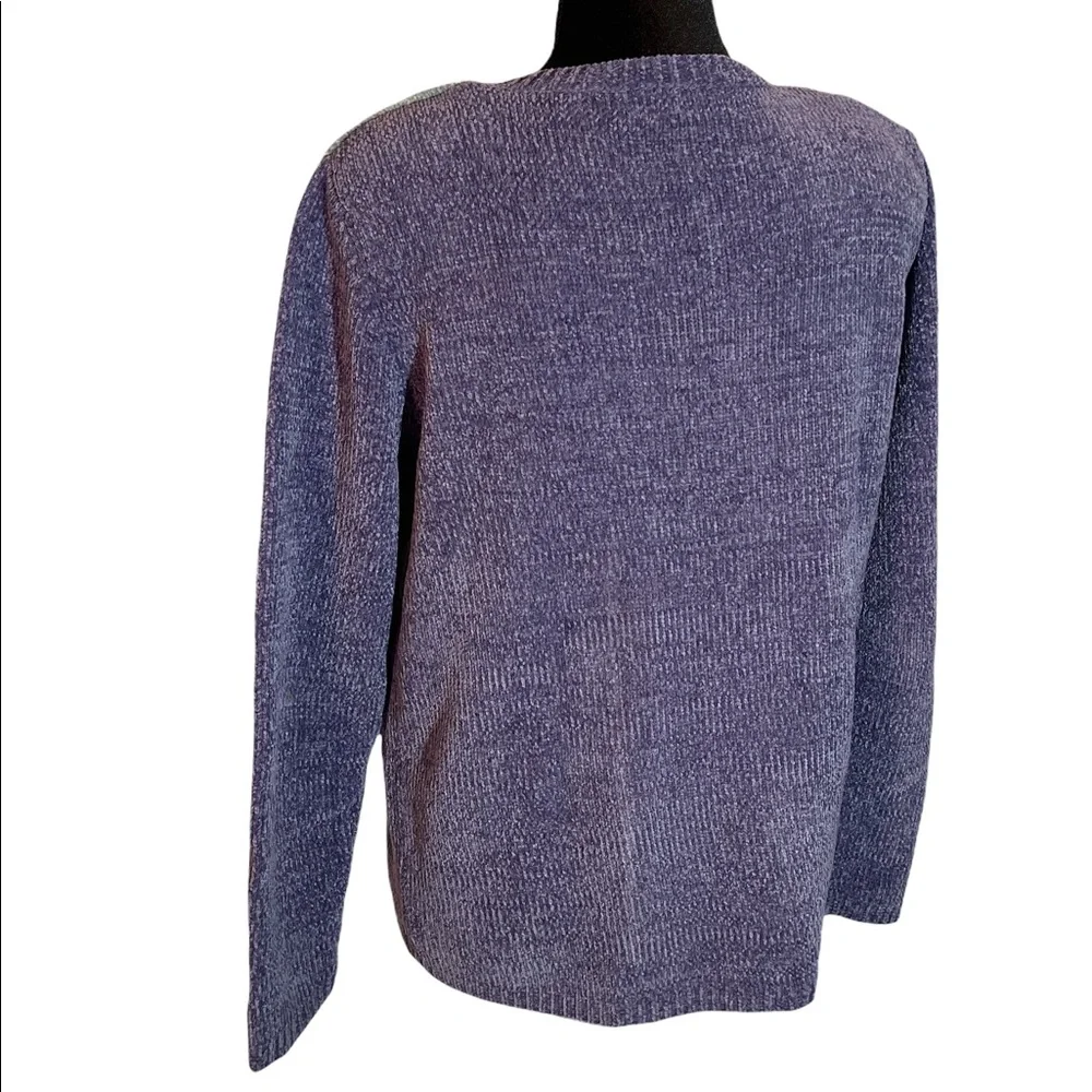 VINTAGE ALFRED DUNNER GEOMETRICAL SWEATER PETITE MEDIUM - Picture 3 of 6